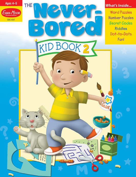 Never-Bored Kid Book, Ages 4-5 (EMC6300)