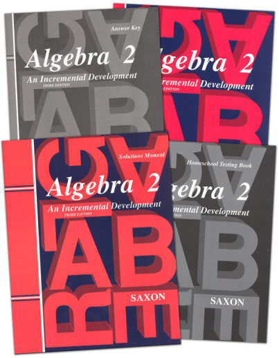 Saxon Math Algebra 2 Complete Kit with Solution Manual & DIVE CDs (G186)