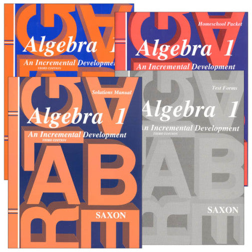 Saxon Math Algebra 1 Complete Kit with Solutions Manual & DIVE CD (G185)