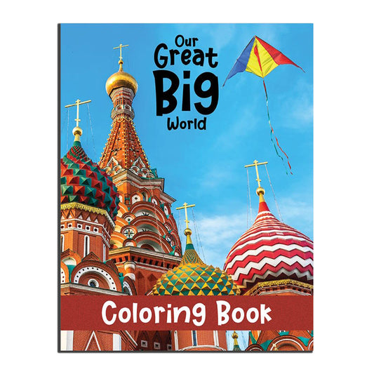 Our Great Big World Coloring Book (J472)