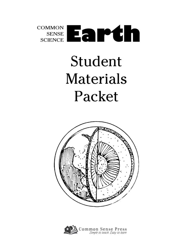 Common Sense Science Earth Materials Packet (H469)